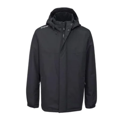 CCM Bunda Team Winter Jacket SR POUZE Senior, XXL, černá (VÝPRODEJ)