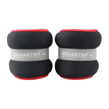 Kondiční zátěž na zápěstí a nohy MASTER 2 x 1 kg - neopren