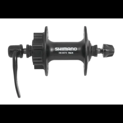 SHIMANO Náboj přední HBM475 černý kot. 6 děr 32 děr