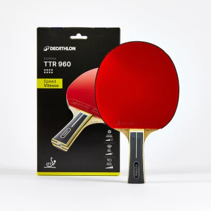 KUIKMA Raketa na stolný tenis TTR 960 Speed ALC 8*ITTF pre kluby Shakehand