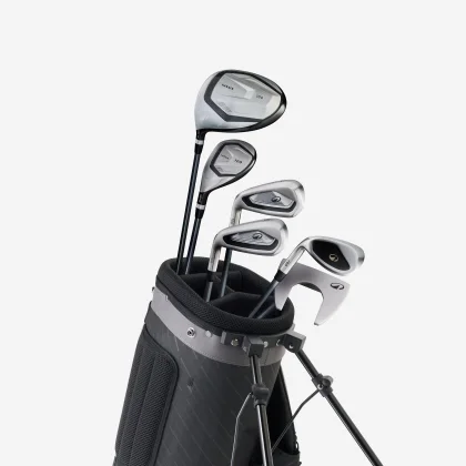 INESIS Polovičná súprava 6 golfových palíc 100 graphite + bag pre ľavákov
