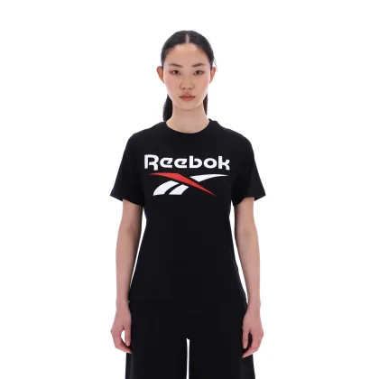 REEBOK Reebok dámske bavlnené tričko čierne M