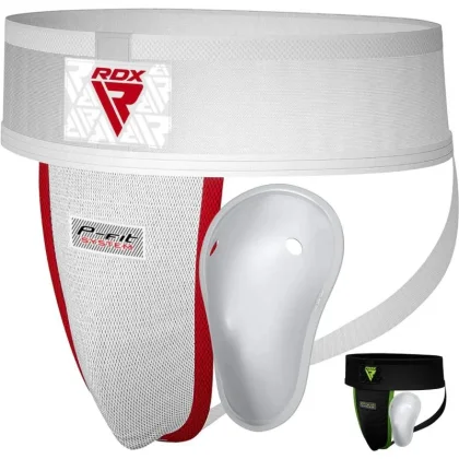 RDX Suspenzor H1 s gelovou vložkou, bílý, plus M