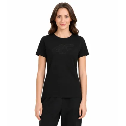 Női rövid ujjú póló 4F TSHIRT F3309-20S-DEEP BLACK