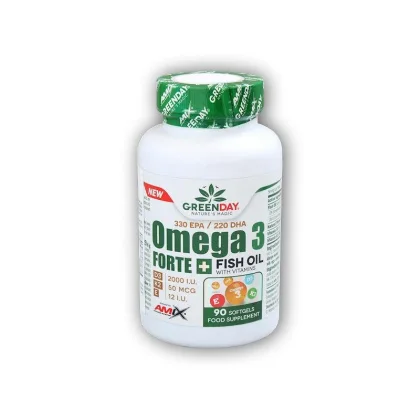 Amix GreenDay Omega3 Forte 330/220 + D3, K2, Vitamin E 90 Vcps