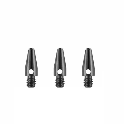 Násadky na šípky Designa Aluminium Gun Metal, Micro 12mm