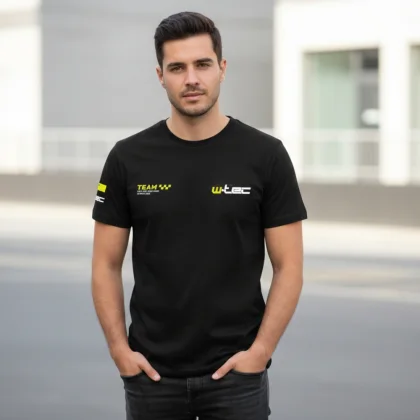 Tričko W-TEC Signature Farba čierna,