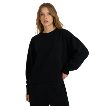 Női kapucnis pulóver 4F SWEATSHIRT F1837-WAW25TSWSF1837-21S-BLACK