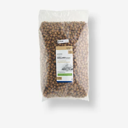 CAPERLAN Boilies na lov kapra Wellmix Instant 15 mm/9,5 kg Konopné semeno - Tigrí orech bez