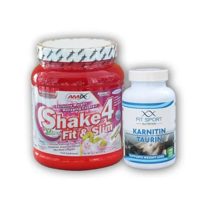 FitSport Nutrition Karnitin Taurin 120cp + Shake4 500g