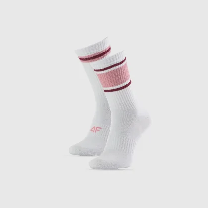 Pánske dlhé ponožky (2-pack) - biele