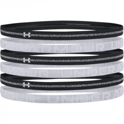 Dámská čelenka UNDER ARMOUR UA HTR Mini Headband 6PK-BLK