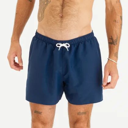 DECATHLON Pánske boardové šortky 100 Hendaia MW tmavomodré XL
