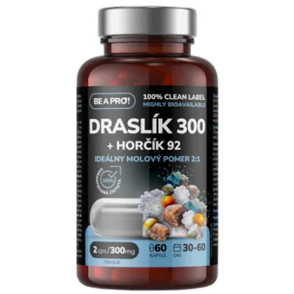 BE A PRO! Draslík 300 a horčík 92 60 kapsúl