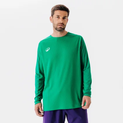KIPSTA Futbalový dres VIRALTO CLUB s dlhým rukávom zelený M
