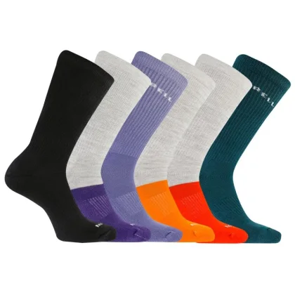 Merrell Ponožky Mea33694c6b2 Asst Recycled Cushion Crew (6 Packs) Assorted