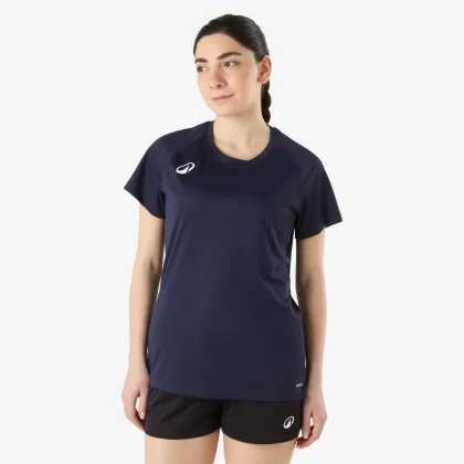 KIPSTA Dámsky dres na hádzanú H100 námornícky modrý XL