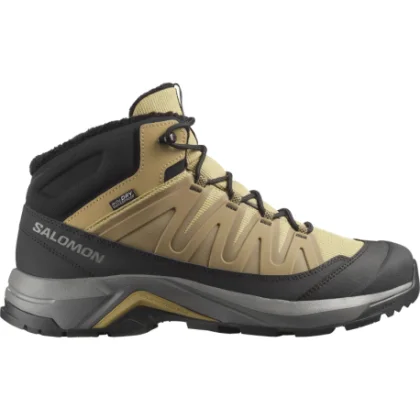 Pánske členkové zimné topánky SALOMON X-Adventure Coldrush WP M kelp black pewter