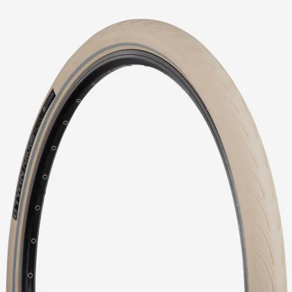 BTWIN Plášť mestského bicykla PROTECT 700 x 42/ ETRTO 5 44-622 biely .