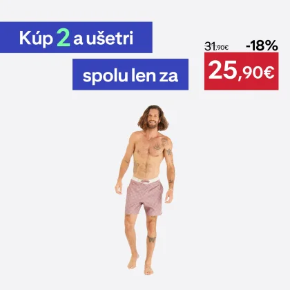 DECATHLON Pánske boardové šortky 100 dlhé 18" Palmer hnedé M