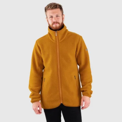 Woox Fleecová Mikina Anngat Buckthorn Brown