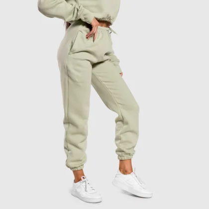 Dámske oversized tepláky Iron Aesthetics Simone, zelené