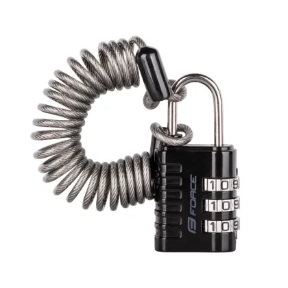 Force SMALL 2 spirálový kódový 120cm/3mm, černý zámek