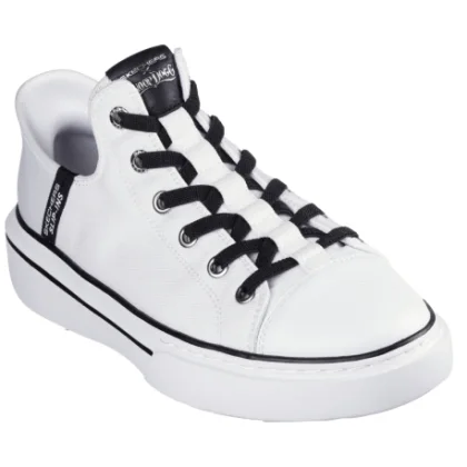 Pánska rekreačná obuv SKECHERS Snoop Dogg Boss Life Slip-Ins M white black