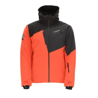 Pánska lyžiarska bunda s kapucňou BLIZZARD Ski Jacket Leogang, red black