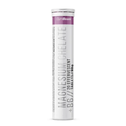 Magnesium chelate + B6 šumivý 20 tabliet - GymBeam