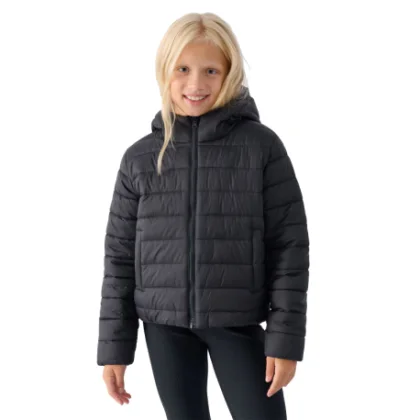 Lánykabát 4F JUNIOR DOWN JACKET-JWAW24TDJAF449-20S-BLACK