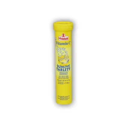 Haas Vitamin C citron 20 šumivých tablet