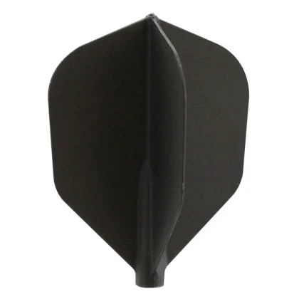 Letky na šípky Cosmo Fit Flight Shape čierne, 6ks