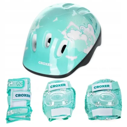 Croxer Dream Fibre mint sada chráničů a přilby