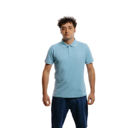Pánske polo tričko s krátkym rukávom AUTHORITY PS- RICE PLAIN M aqua blue