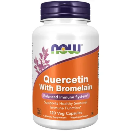 NOW Foods Quercetin with Bromelain