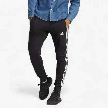 ADIDAS Pánske nohavice na džoging a fitnes čierne 2XL