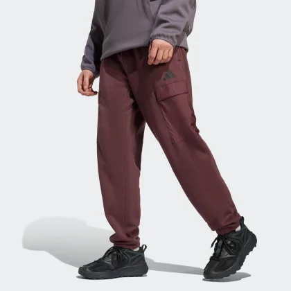ADIDAS ADIDAS pánske nohavice, červené M