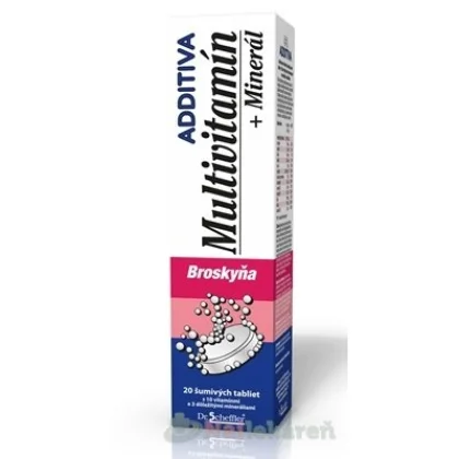 Additiva Multivitamíny+minerály broskyňa 20 ks