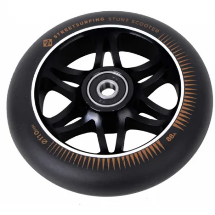 Náhradné koliesko na kolobežku STREET SURFING Wheel, scooter, freestyle 110x24mm, Alu, red