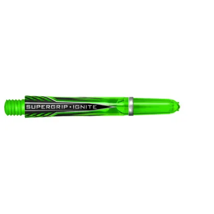 Násadky na šípky Harrows Supergrip Ignite zelené, midi 40mm