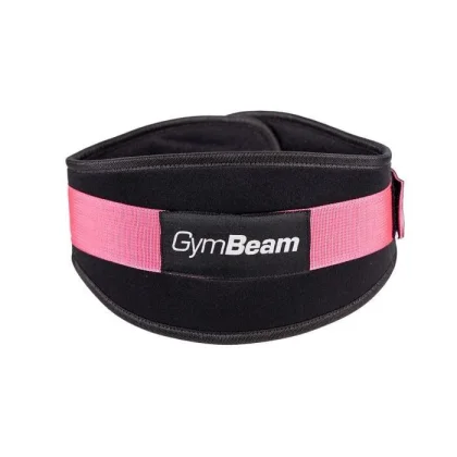GymBeam Fitness neoprenový opasek LIFT Black & Pink