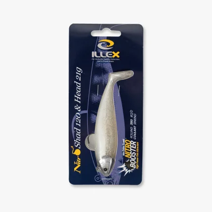 ILLEX ILLEX Nitro Shad 120 set prívlačovej nástrahy predpripravený 21g Flash Sight bez