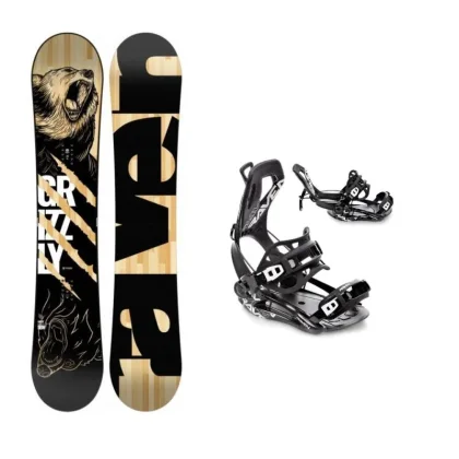 Raven Grizzly snowboard + Raven Fastec FT360 black vázání + sleva 300,- na příslušenství