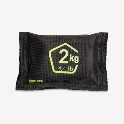 SUBEA Závažie na podmorské potápanie z olovených guľôčok pružné 2 kg bez