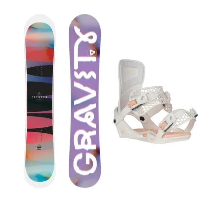 Gravity Trinity 25/26 dámský snowboard + Gravity Rise white 25/26 vázání