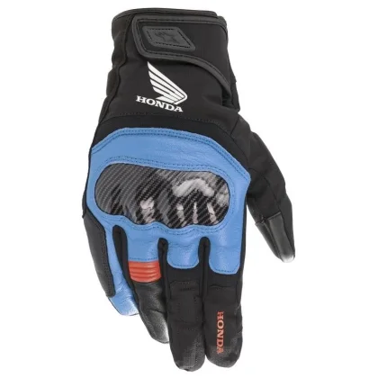 Alpinestars Rukavice na motorku SMX Z Drystar Honda světle šedo-černo-modro-červené
