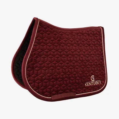 KENTUCKY HORSEWEAR KENTUCKY HORSEWEAR Velvet jazdecká plstenka po sedlo bordová FS