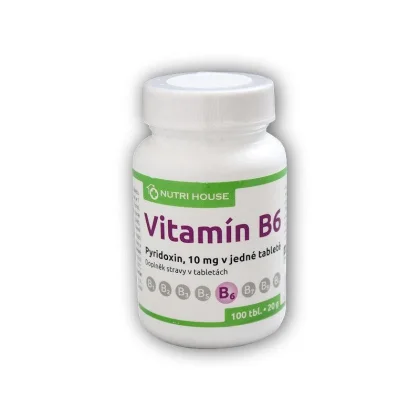 Nutri House Vitamin B6 Pyridoxin 10mg 100 tablet