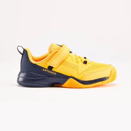 ARTENGO Detská obuv na tenis TS500 Fast suchý zips Sunfire 31
